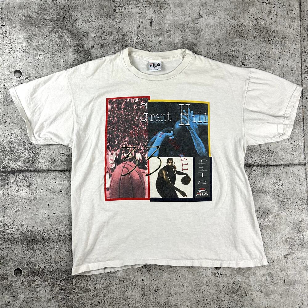 Vintage Grant Hill Basketball Shirt King of The Hill Size Large